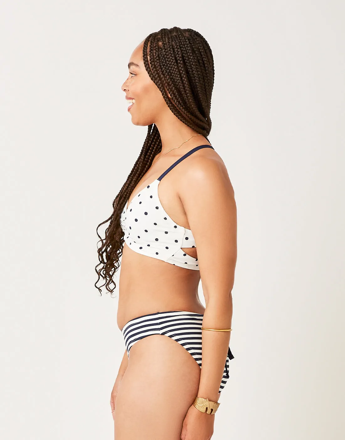 St. Barth Bottom: Navy Stripe - FINAL SALE sold by Carve Designs product image thumbnail 2