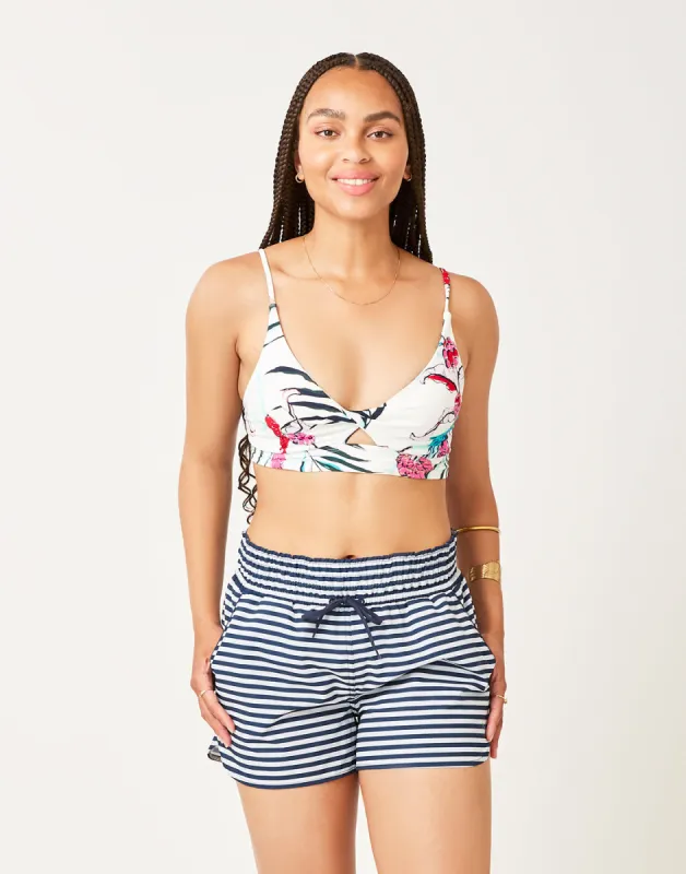 Bali Short: Navy Stripe - FINAL SALE made by Carve Designs