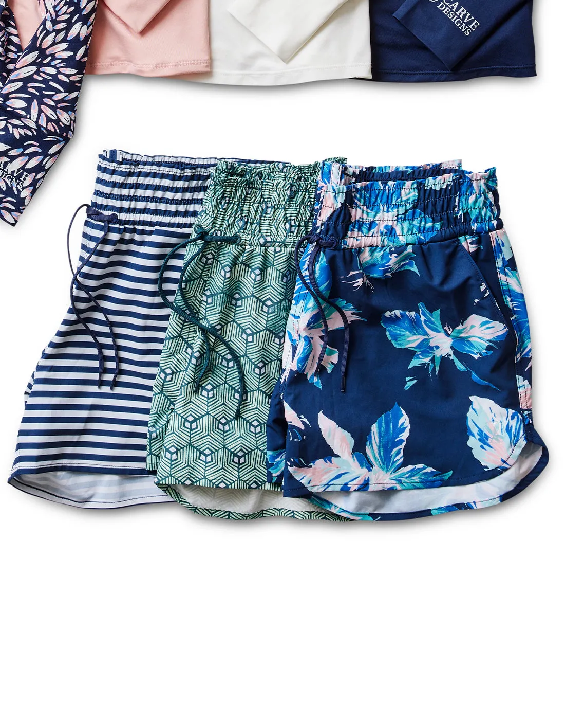 Bali Short: Navy Stripe - FINAL SALE sold by Carve Designs product image thumbnail 5