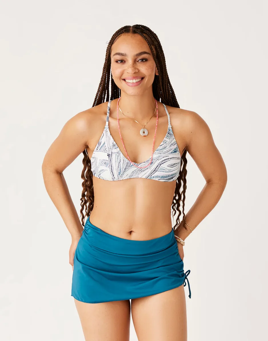 Hoku Swim Skirt: Azul sold by Carve Designs