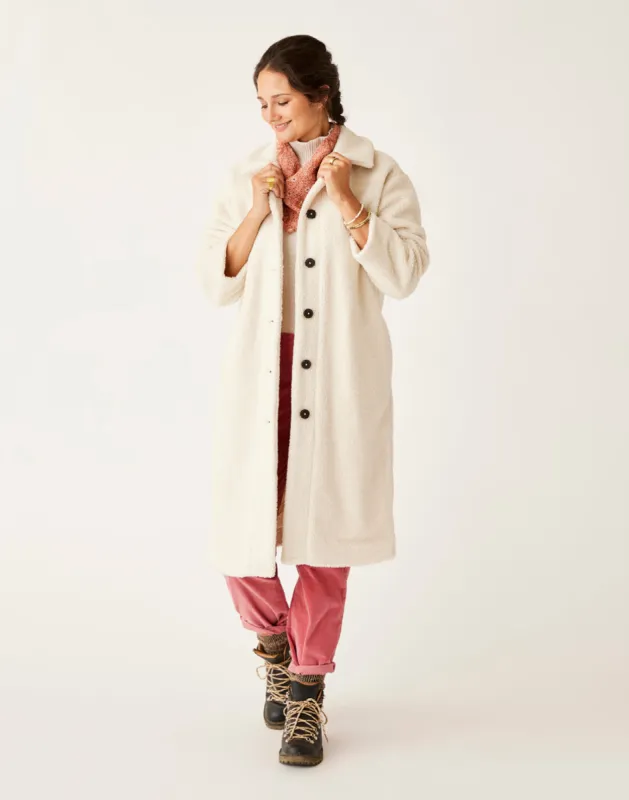 Sutton Boucle Jacket: Birch sold by Carve Designs