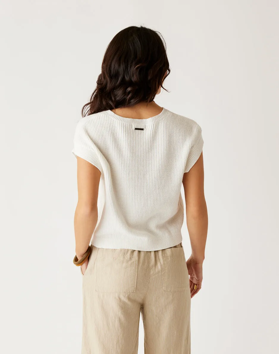 Phoebe Sweater Top: Cloud sold by Carve Designs product image thumbnail 4