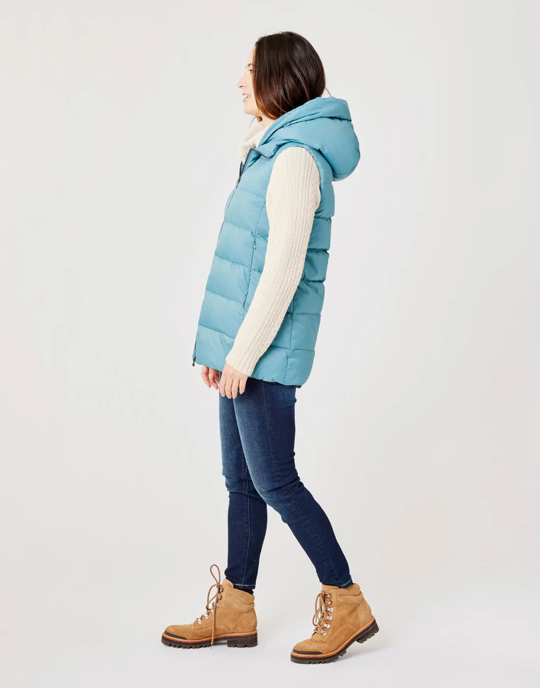 Davos Down Vest: Hydro - FINAL SALE sold by Carve Designs product image thumbnail 4