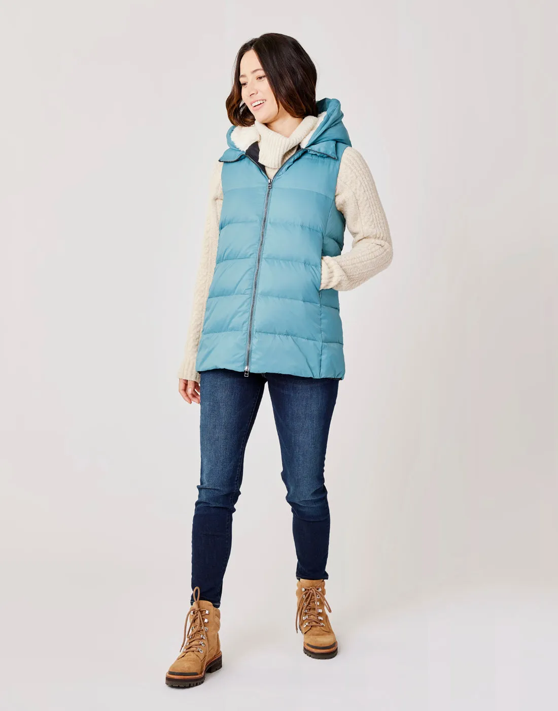 Davos Down Vest: Hydro - FINAL SALE sold by Carve Designs product image thumbnail 2