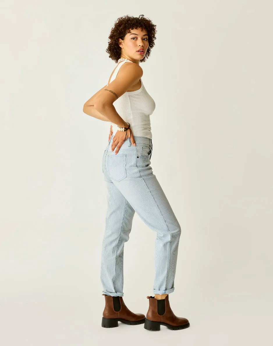 Carson Hi Rise RR Stripe: Indigo Stripe sold by Carve Designs product image thumbnail 4