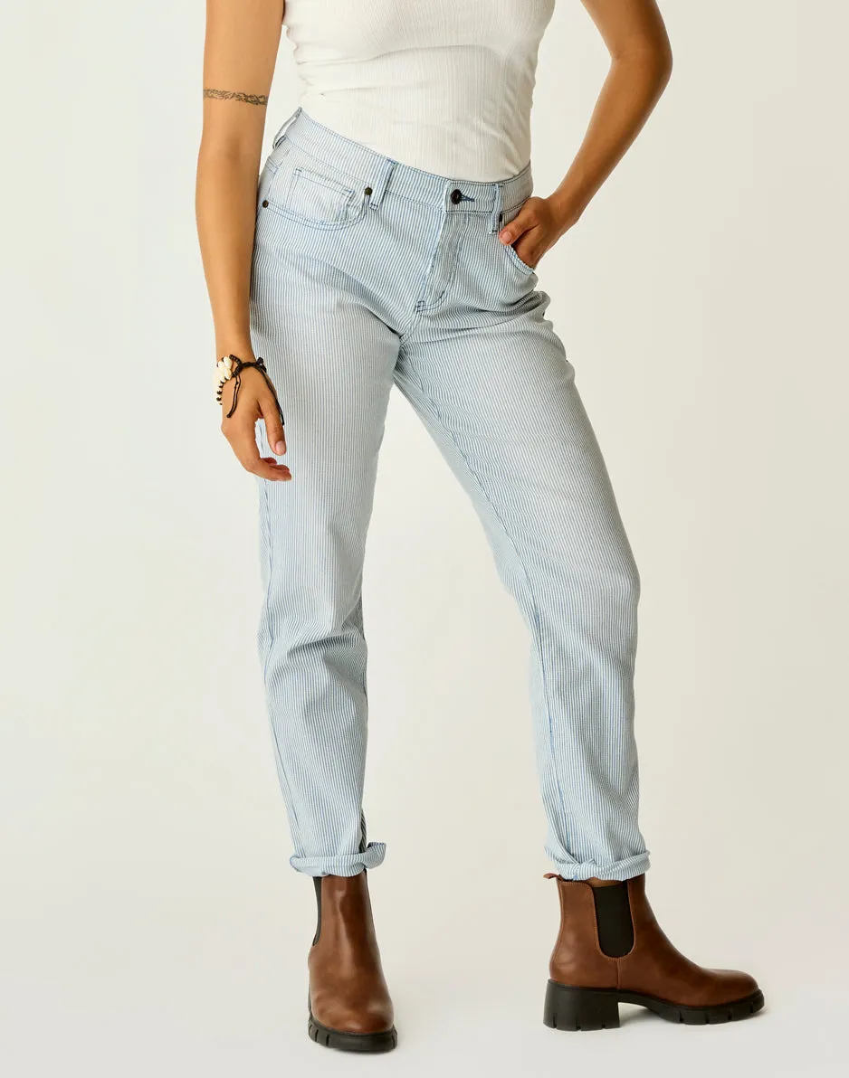 Carson Hi Rise RR Stripe: Indigo Stripe sold by Carve Designs product image thumbnail 2