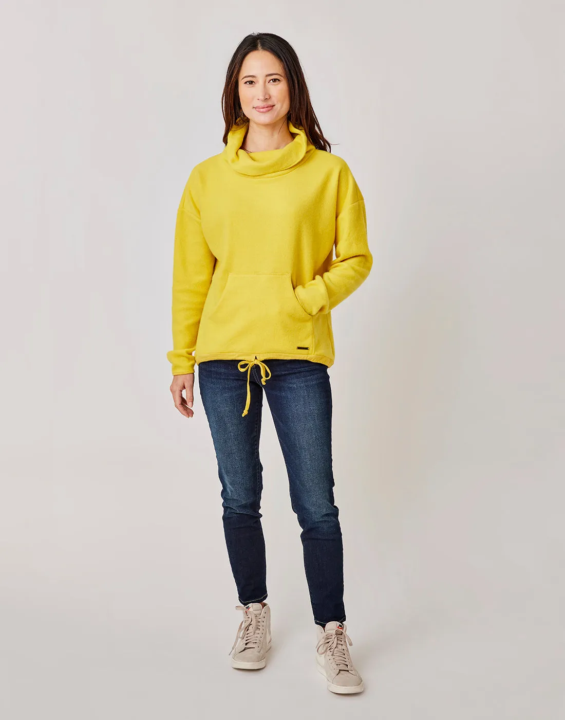 Rowayton Cowl Neck: Mustard - FINAL SALE sold by Carve Designs product image thumbnail 2