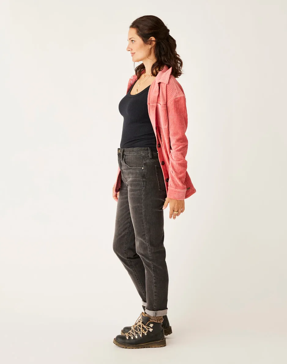 Hudson Stretch Cord Shacket: Henna sold by Carve Designs product image thumbnail 3