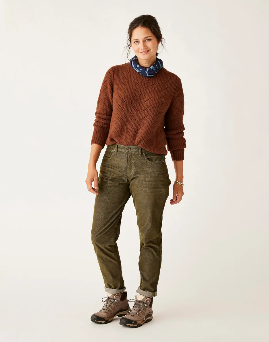 Carson Cord Hi Rise: Fir sold by Carve Designs