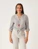 Dylan Gauze Tunic: Navy Newport sold by Carve Designs