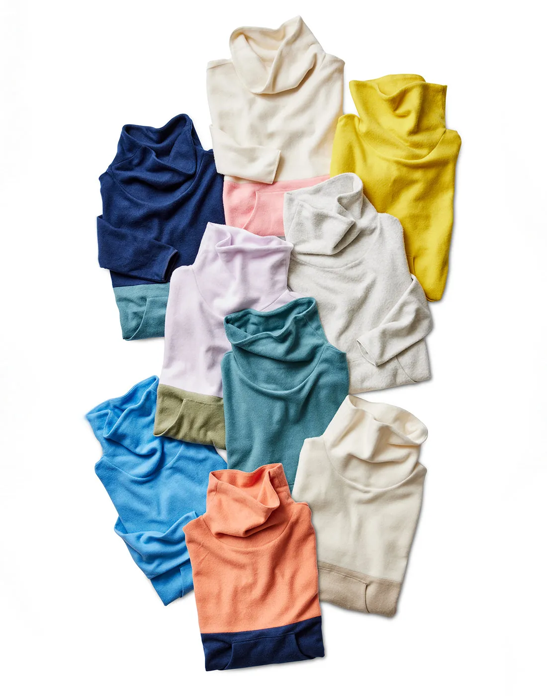 Rowayton Colorblock Cowl: Navy w. Hydro - FINAL SALE sold by Carve Designs product image thumbnail 5