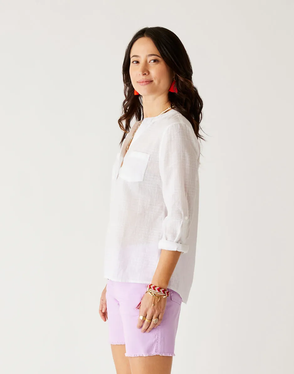 Dylan Textured Shirt: Cloud sold by Carve Designs product image thumbnail 2