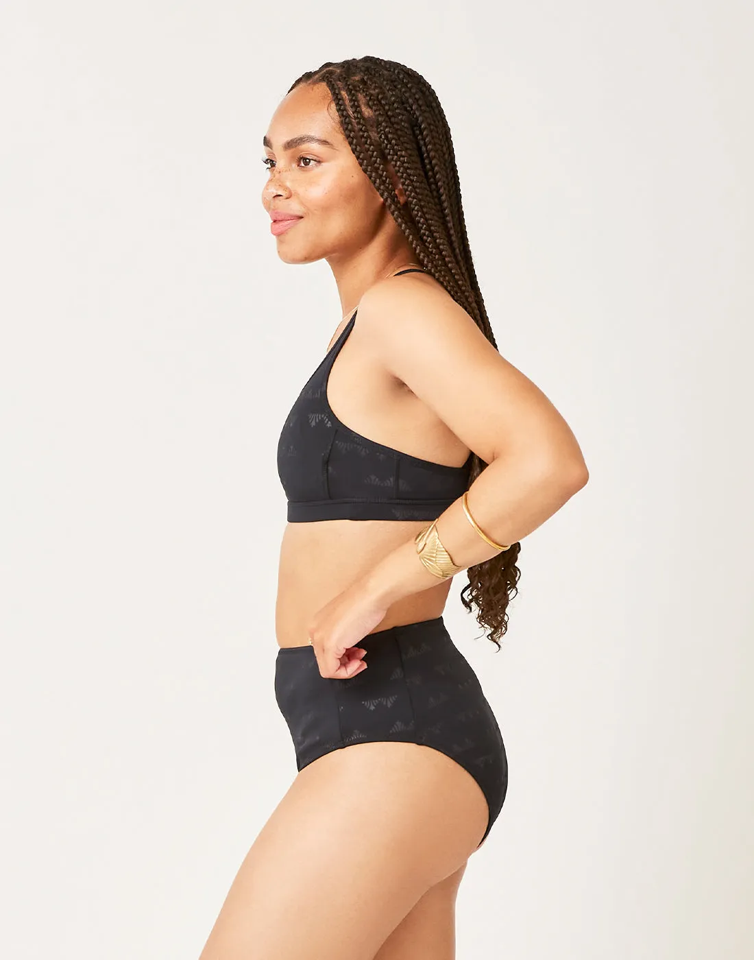 Palisades Bottom: Black Cascade Embossed sold by Carve Designs product image thumbnail 3