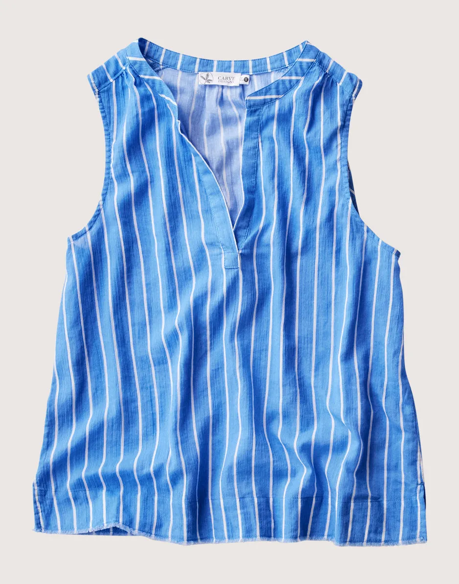 Dylan Tank: Bluebay Stripe sold by Carve Designs product image thumbnail 4