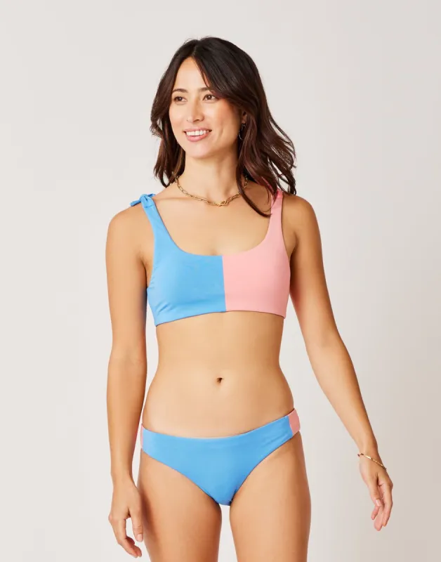 Sanitas Colorblock Bottom: Bluebay/Grapefruit - FINAL SALE sold by Carve Designs