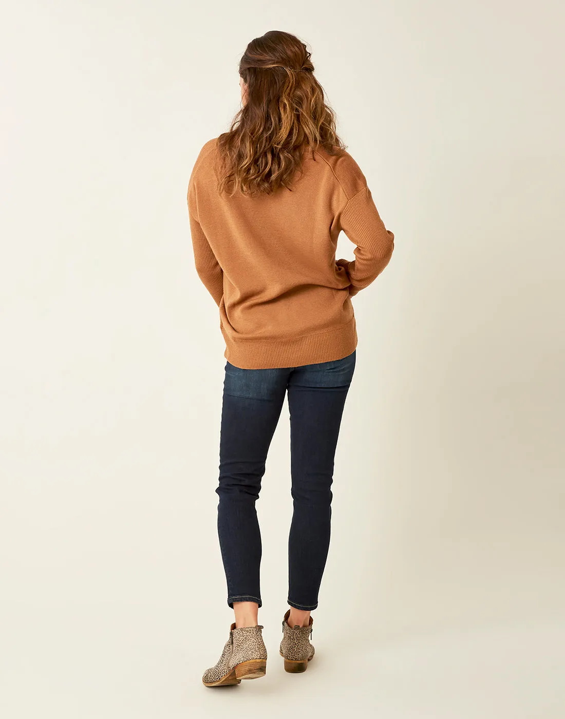 Aurora Sweater: Saddle - FINAL SALE sold by Carve Designs product image thumbnail 5