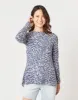 Chelsea Top: Navy Alta - FINAL SALE sold by Carve Designs