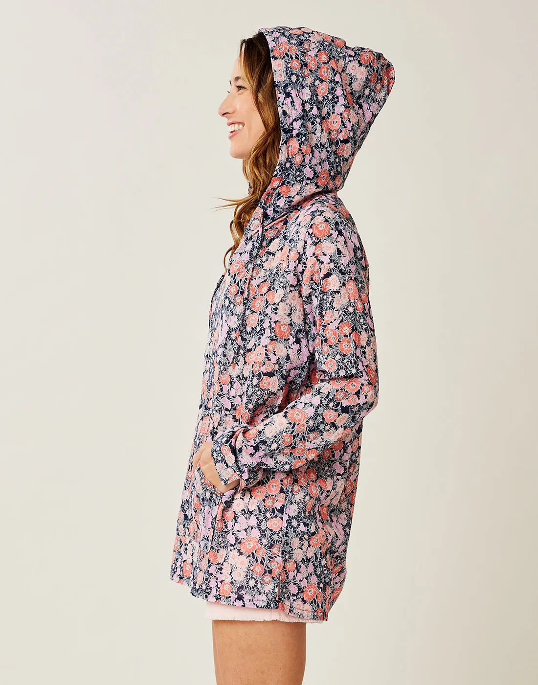 Harper Hoodie: Navy Poppy - FINAL SALE sold by Carve Designs