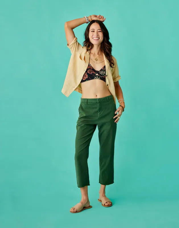 Sausalito Pant: Cilantro sold by Carve Designs
