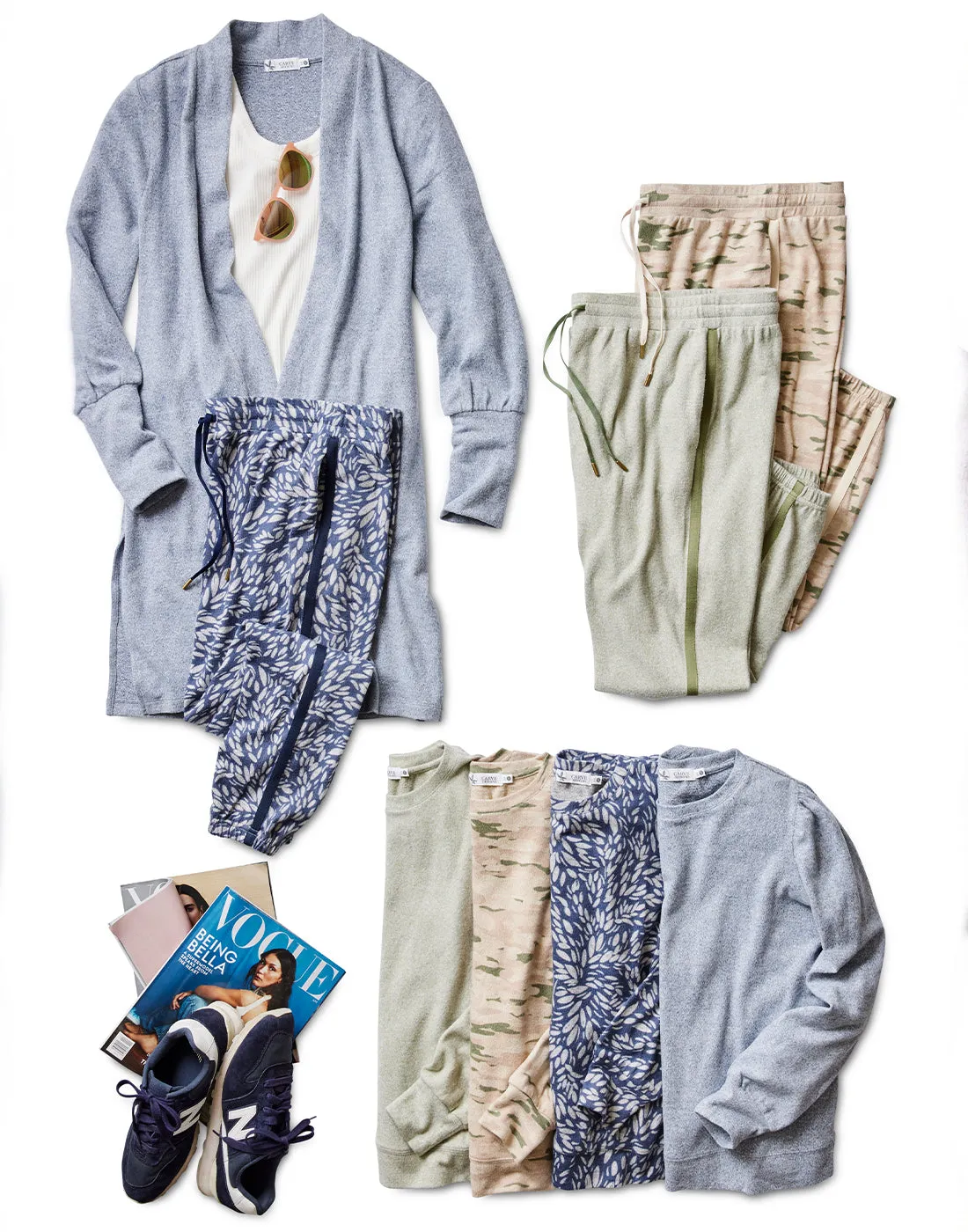 Naomi Sweatshirt: Navy Heather sold by Carve Designs product image thumbnail 4