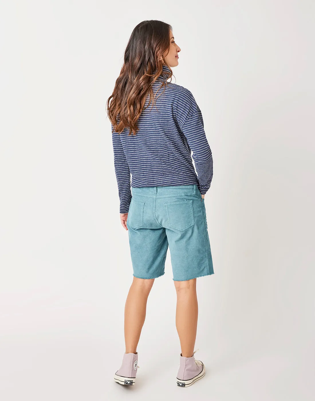 Bodie Funnel Neck: Navy Stripe - FINAL SALE sold by Carve Designs product image thumbnail 3