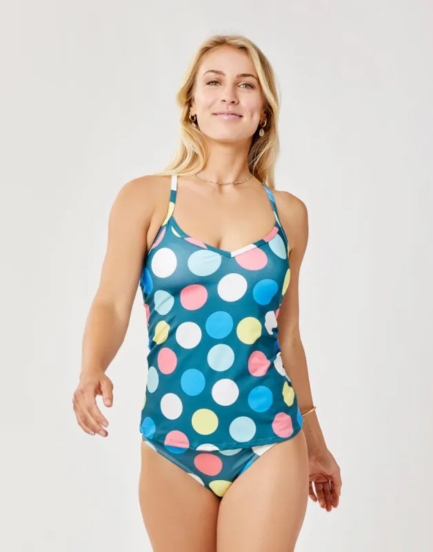 Stinson Heritage Tankini: Retro Dots - FINAL SALE sold by Carve Designs