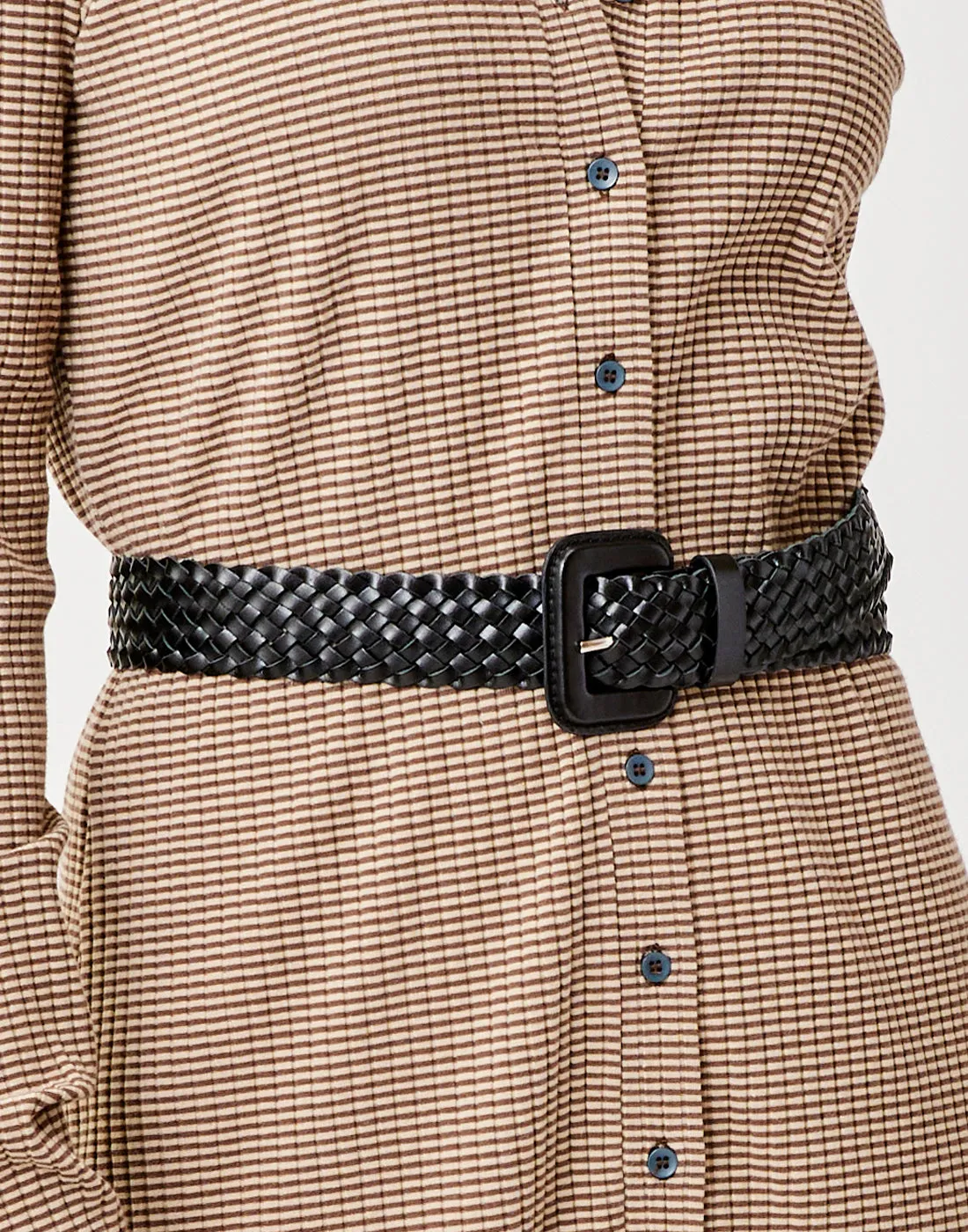 Woven Leather Belt: Black sold by Carve Designs product image thumbnail 4