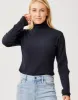 Denise Turtleneck: Black sold by Carve Designs