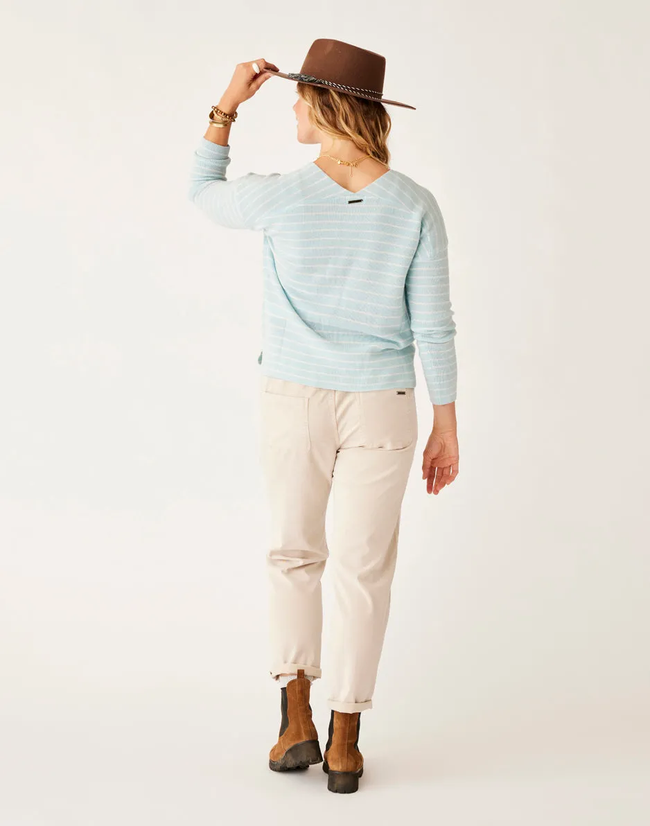 Zoe Twill Pant: Cement sold by Carve Designs product image thumbnail 4