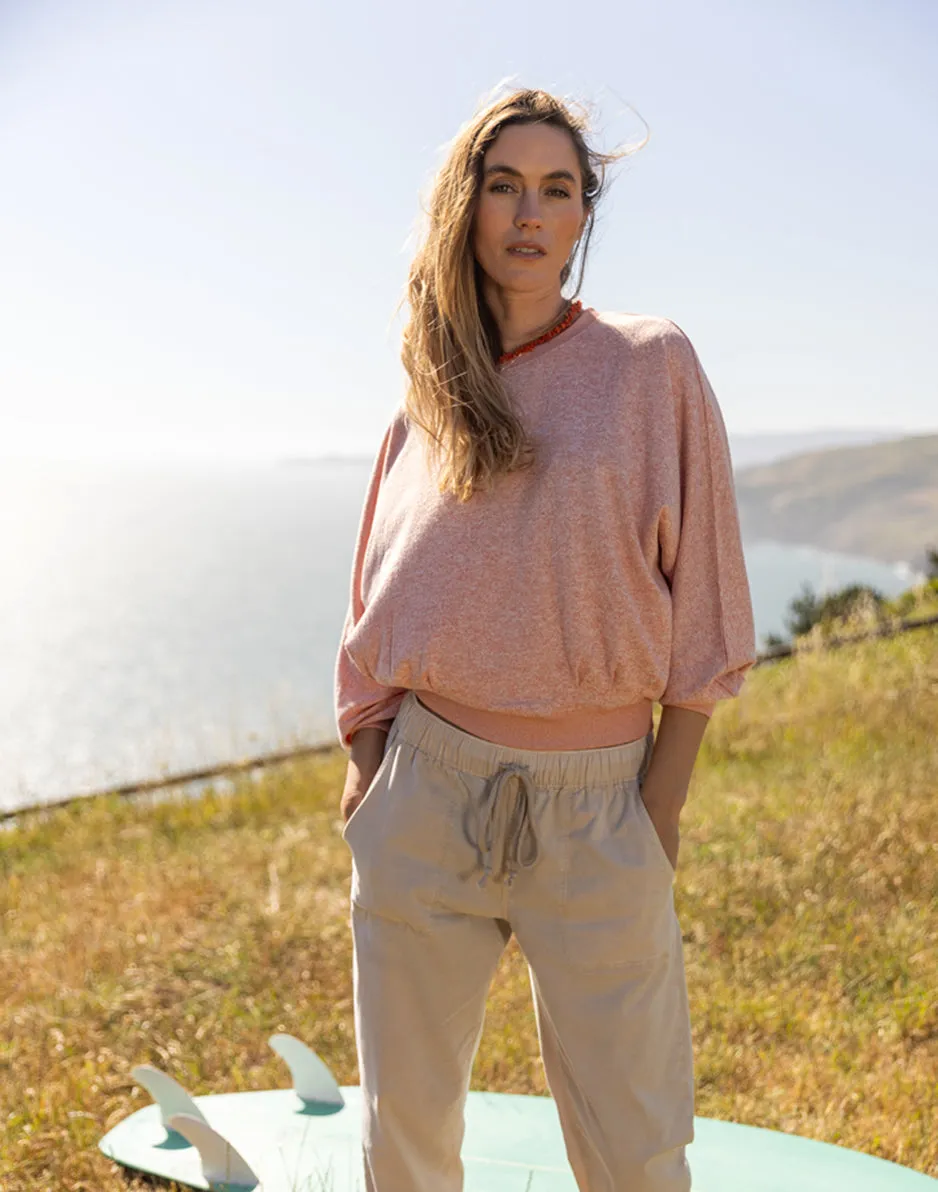 Zoe Twill Pant: Cement sold by Carve Designs product image thumbnail 5