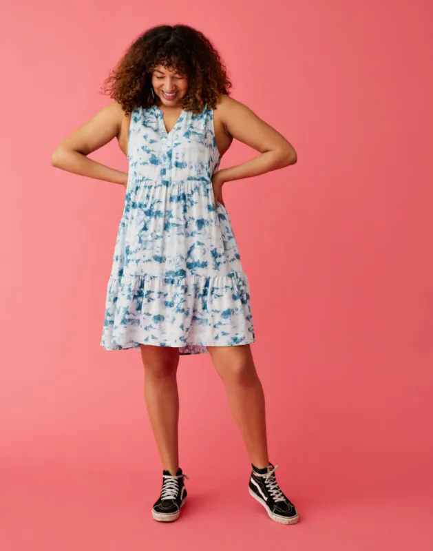 Nellie Dress: Hydro Tie Dye sold by Carve Designs