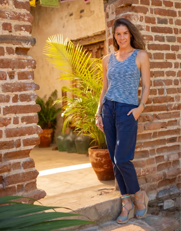 Micah Tank: Navy Multi sold by Carve Designs