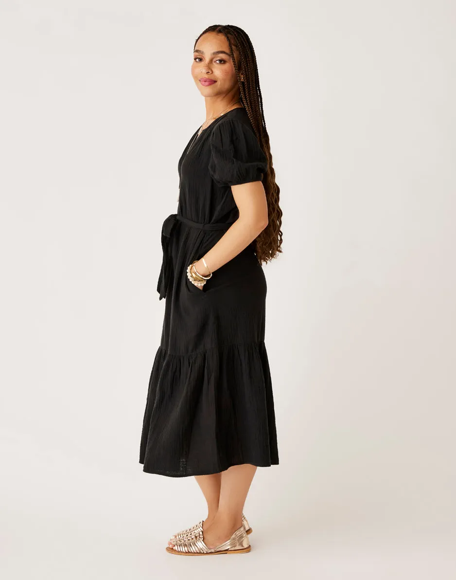 Memphis Gauze Dress: Black sold by Carve Designs product image thumbnail 4