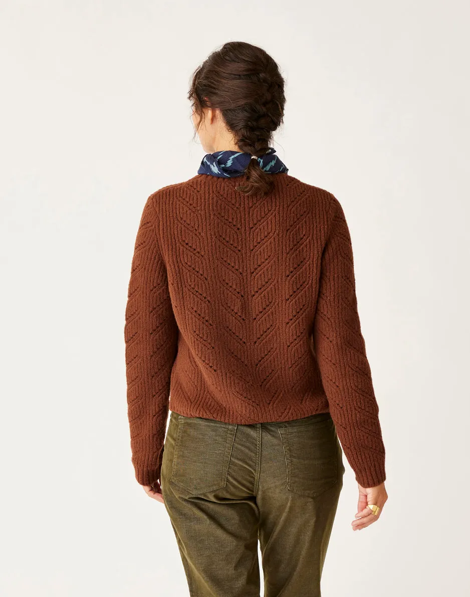 Monroe Sweater: Chocolate sold by Carve Designs product image thumbnail 3