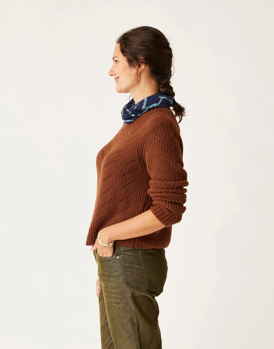 Monroe Sweater: Chocolate sold by Carve Designs product image thumbnail 2