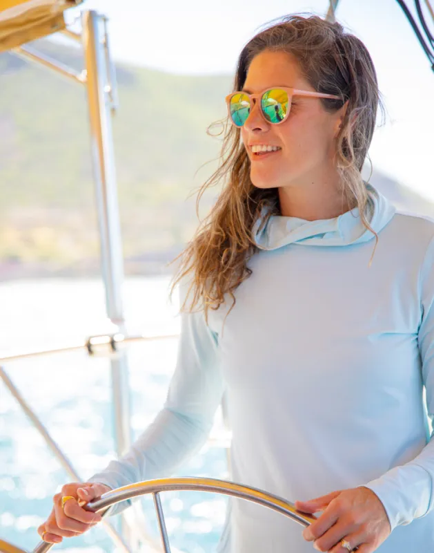 Alani Sunshirt: Ice sold by Carve Designs