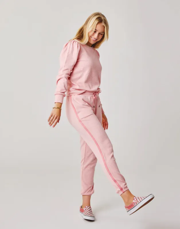 Chelsea Jogger: Grapefruit Heather made by Carve Designs