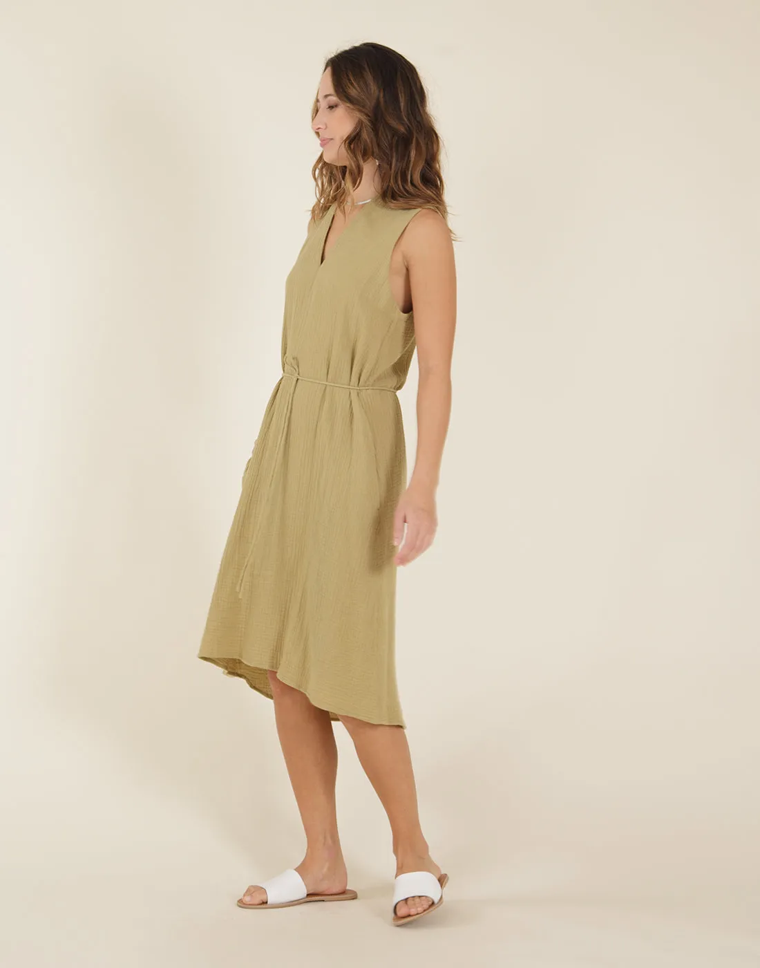 Del Mar Dress: Cumin - FINAL SALE sold by Carve Designs product image thumbnail 5