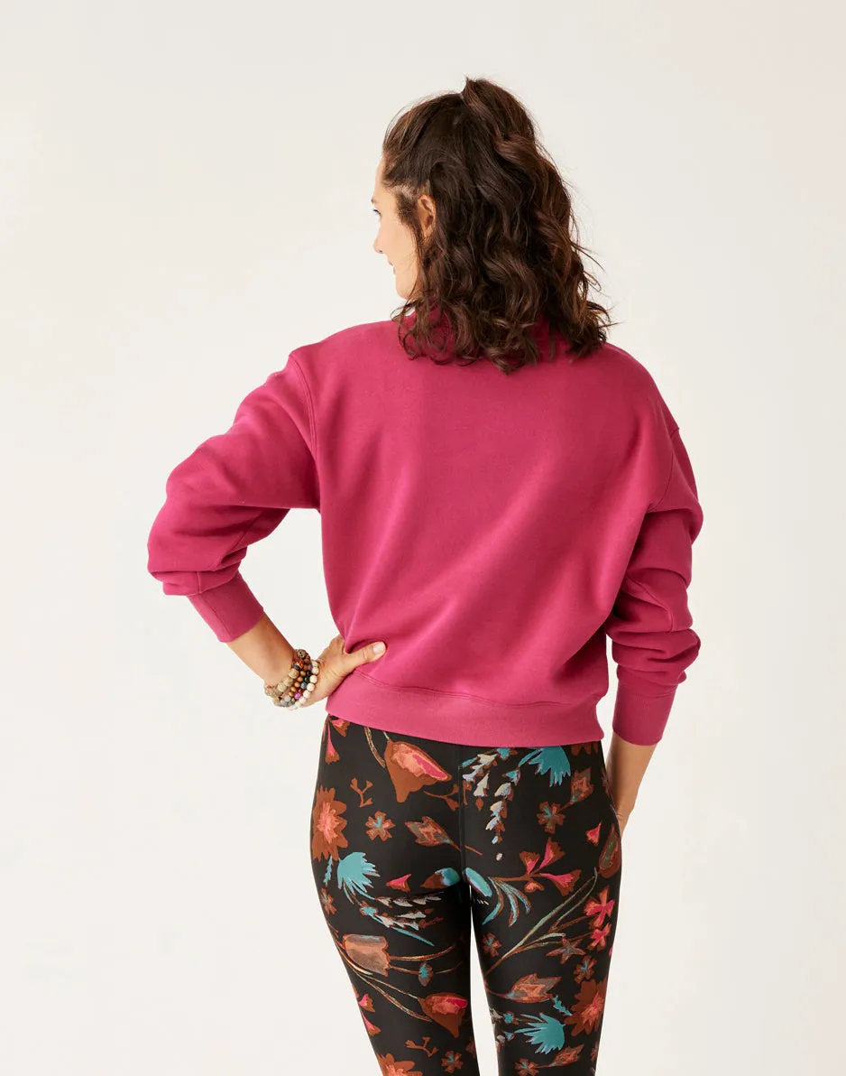 Lennox Fleece Top: Raspberry sold by Carve Designs product image thumbnail 3