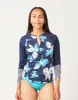 Kona Rashguard: Stargazer w. Navy Stripe - FINAL SALE sold by Carve Designs