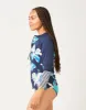 Kona Rashguard: Stargazer w. Navy Stripe - FINAL SALE sold by Carve Designs