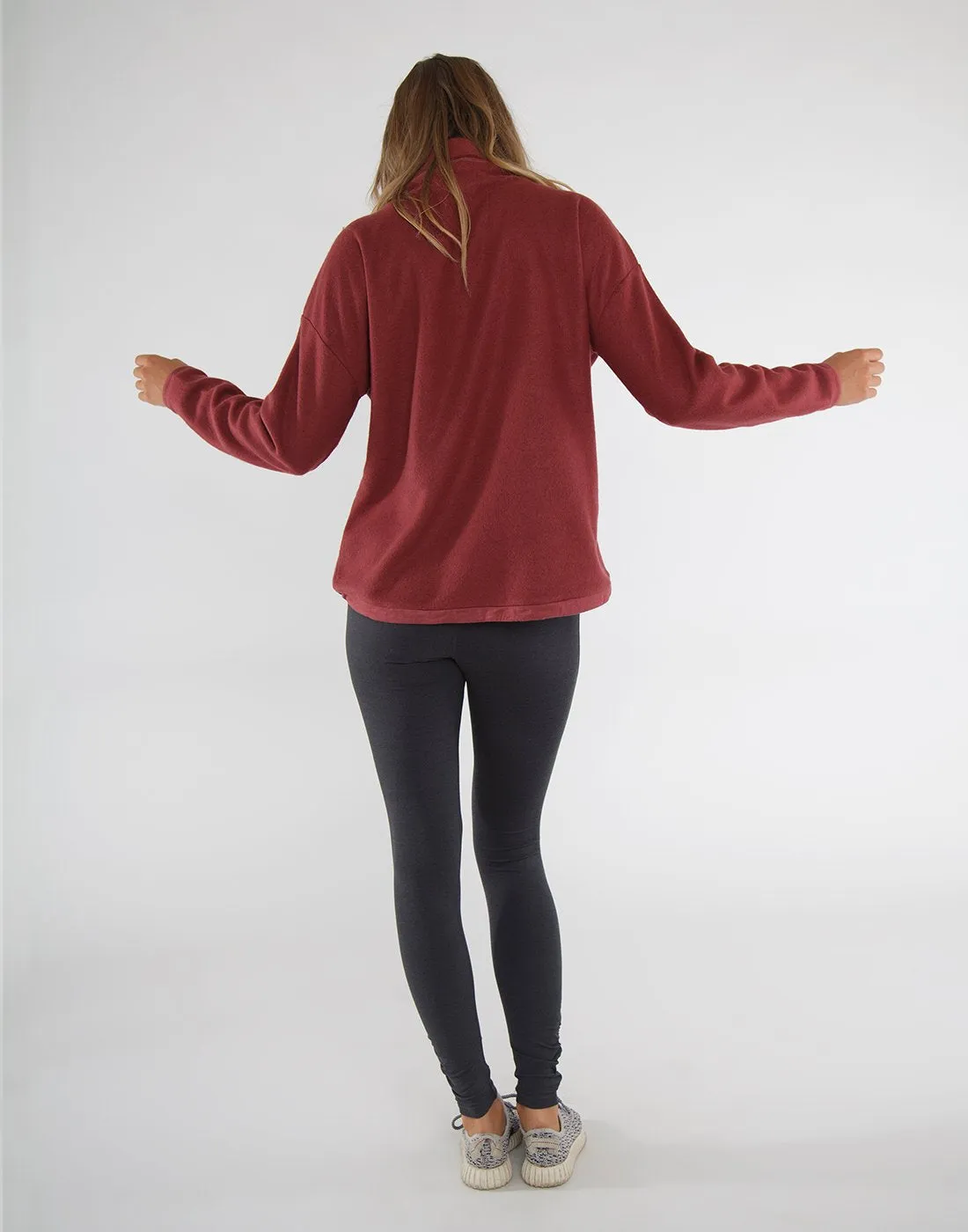 Rowayton Cowl Neck : Brick sold by Carve Designs product image thumbnail 3