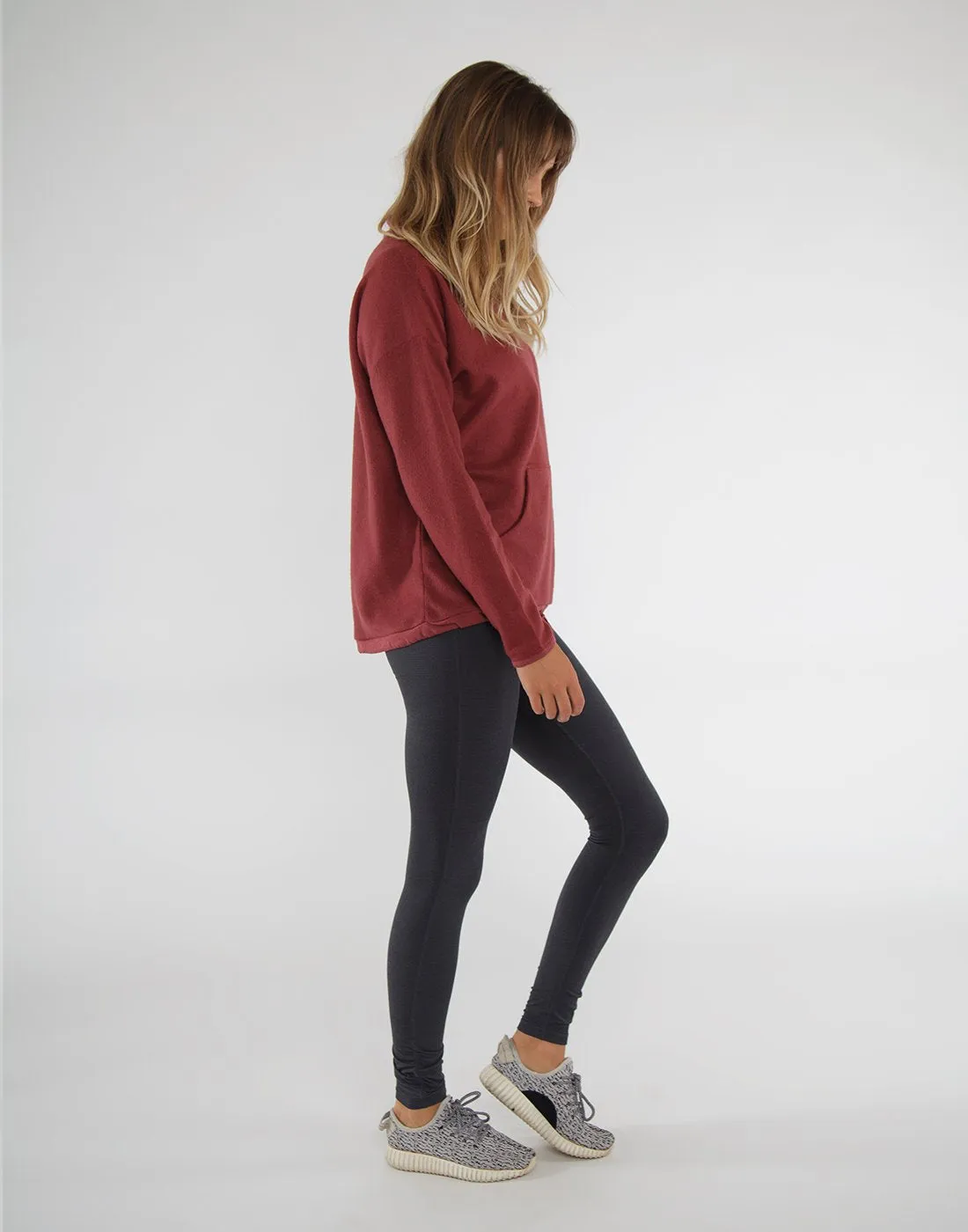 Rowayton Cowl Neck : Brick sold by Carve Designs product image thumbnail 2