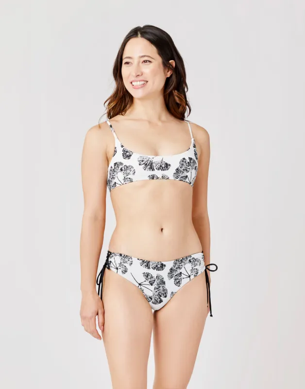 Mustique Reversible Bottom: Cloud Ginkgo/Black - FINAL SALE sold by Carve Designs