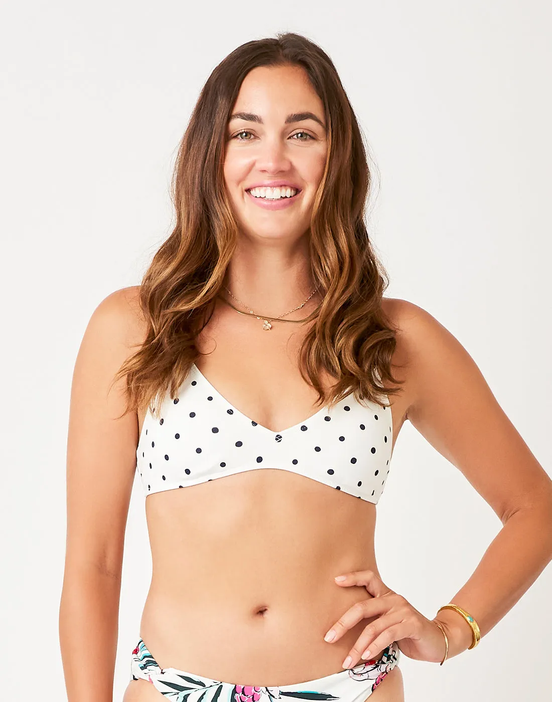 Tamarindo Top: Cloud Polka Dot - FINAL SALE sold by Carve Designs