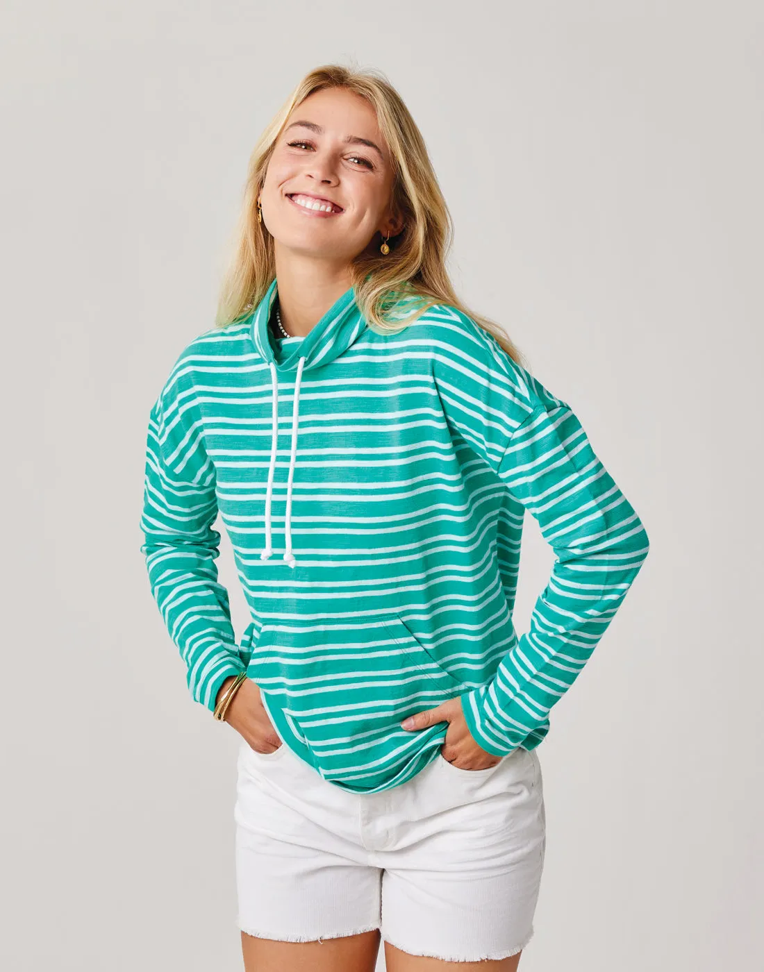 Bodie Funnel Neck: Fern Breton sold by Carve Designs