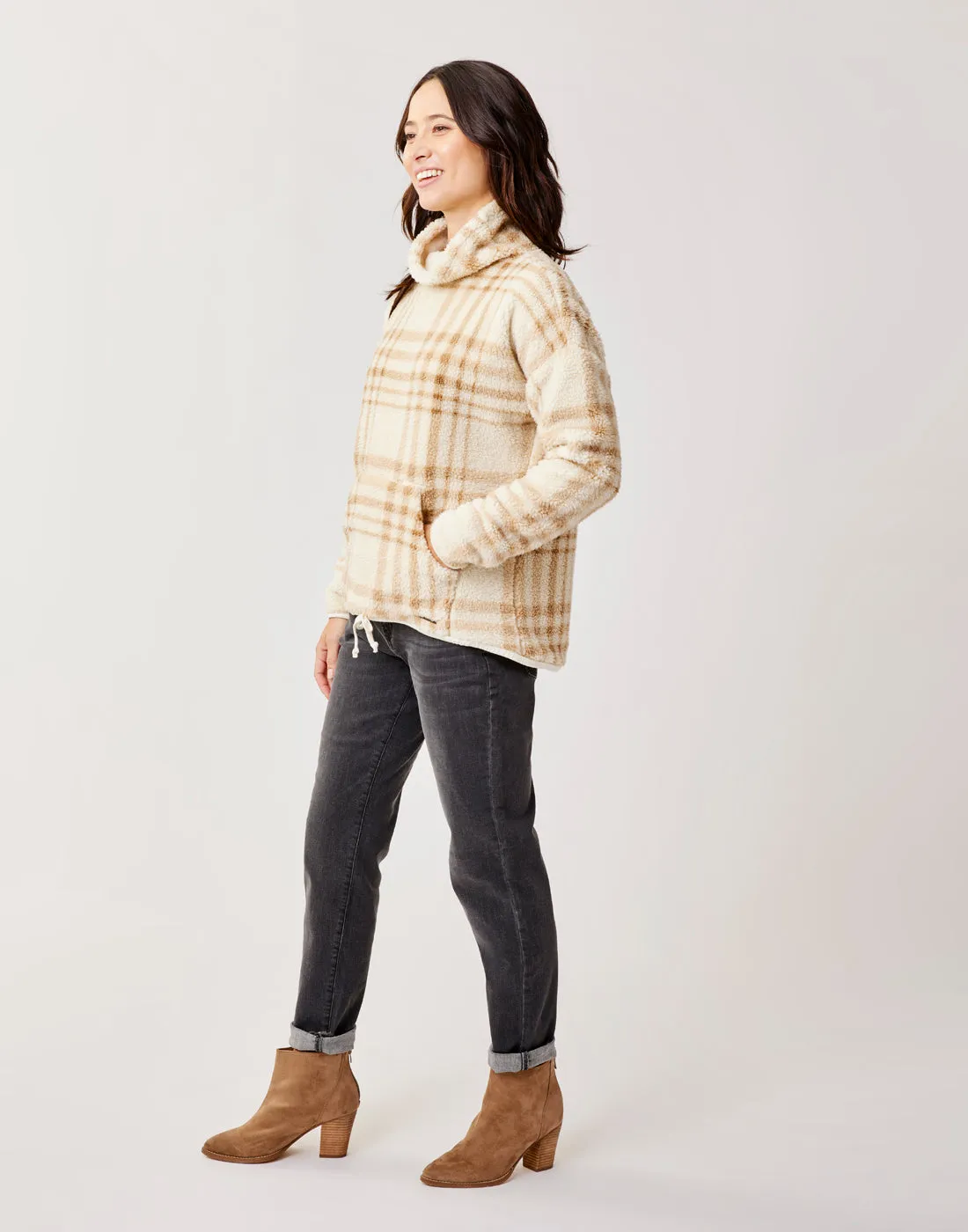 Roley Cowl: Birch Plaid sold by Carve Designs product image thumbnail 3