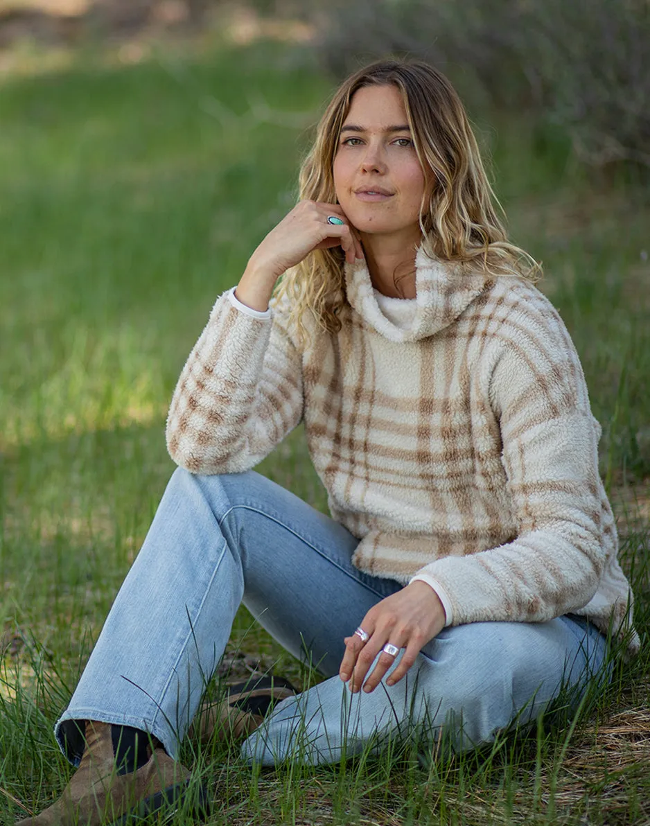 Roley Cowl: Birch Plaid sold by Carve Designs