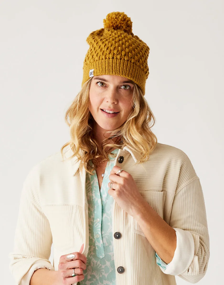 Abby Pom Beanie: Wood sold by Carve Designs product image thumbnail 2