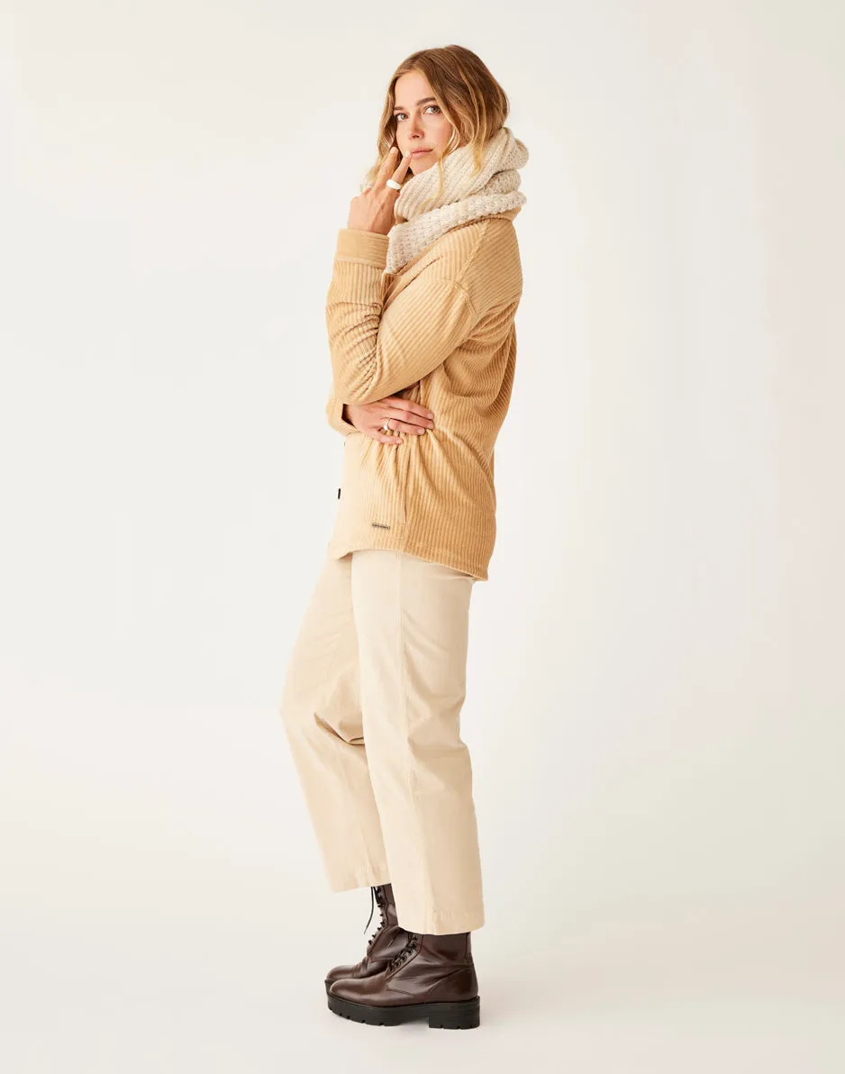 Hudson Stretch Cord Shacket: Camel sold by Carve Designs product image thumbnail 4